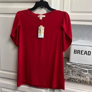 Michael Kors red top